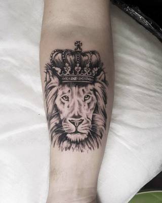 Löwen-Tattoo-Design