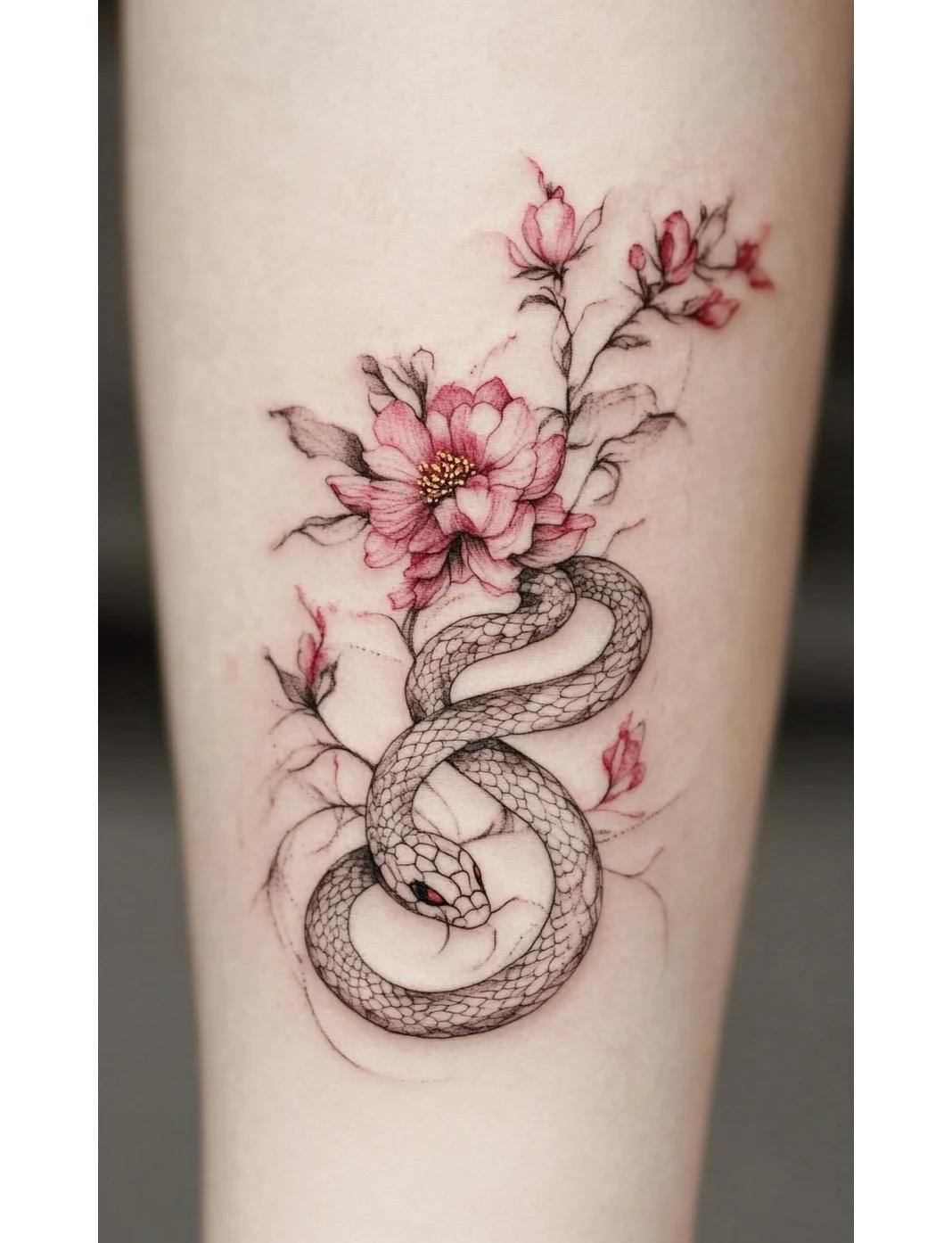 Schlangen-Tattoo-Design