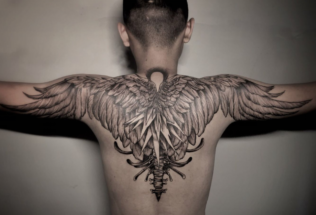 Flügel-Tattoo-Design