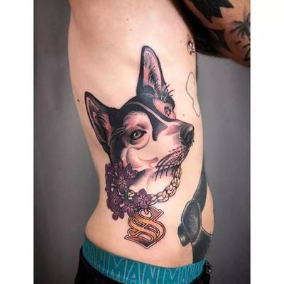 Welpen-Tattoo-Design – 1