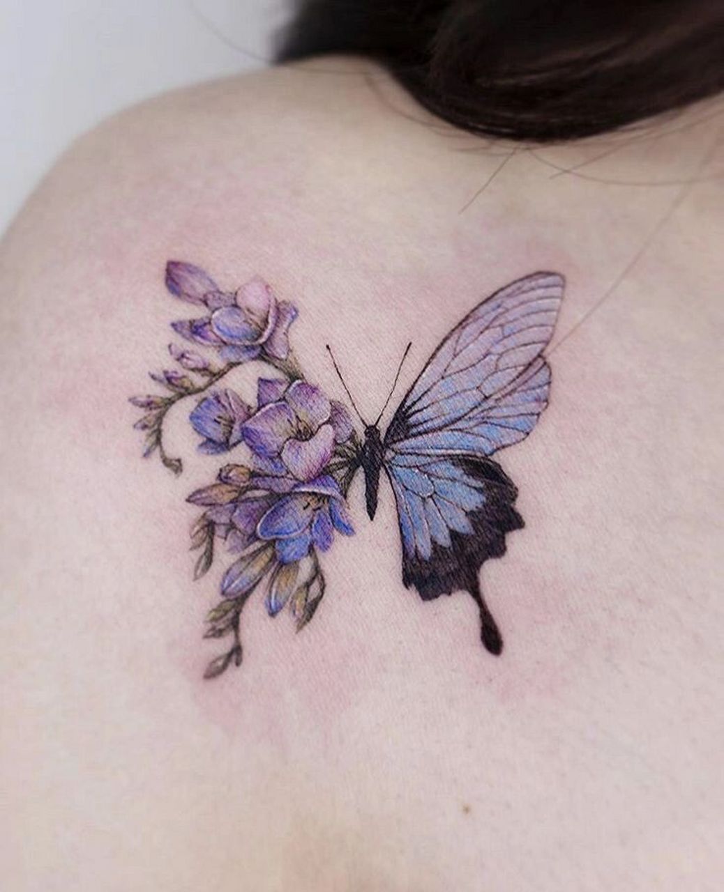 Schmetterlings-Tattoo-Design.