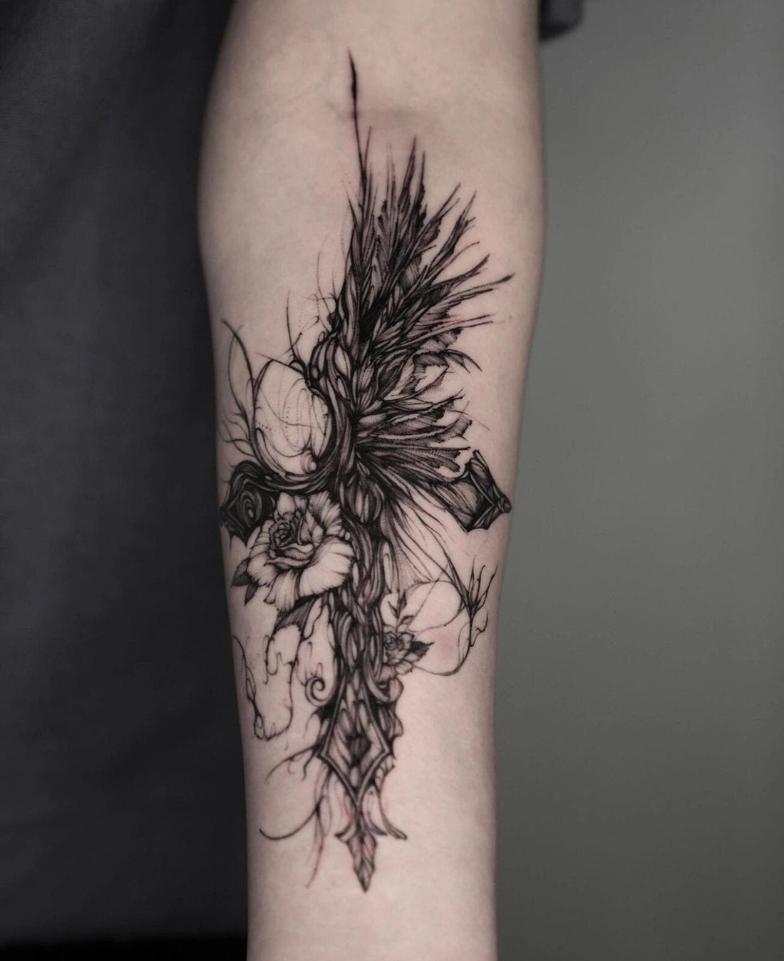 Kreuz-Tattoo-Design