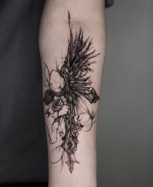 Kreuz-Tattoo-Design